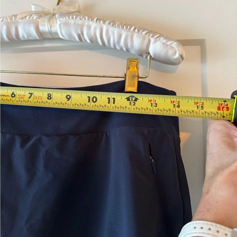 Athleta navy and green skorts. - Picture 9 of 10